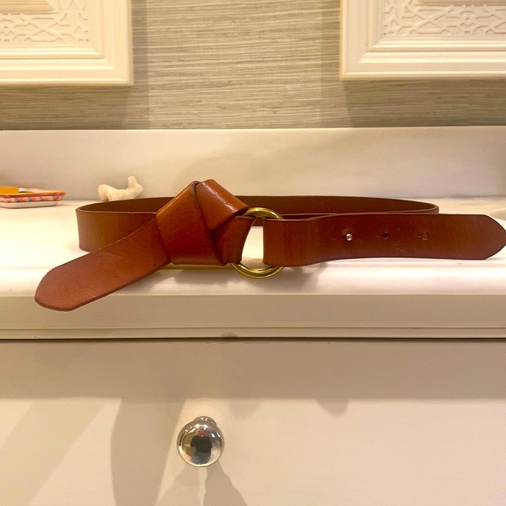 Brown and gold Banana Republic belt